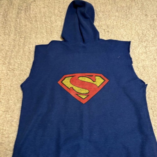 Superman sweatshirt used, blue, size M