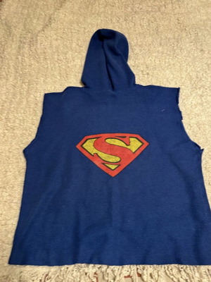Superman sweatshirt used, blue, size M