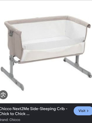 Chicco Next 2 Me Side-Sleeping Crib used