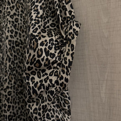 Leopard shirt dress Fashion Plus oversize, like new, beige and brown