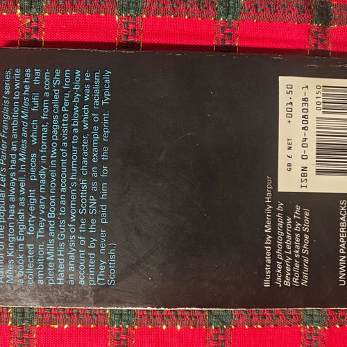 Miles and Miles book used in English