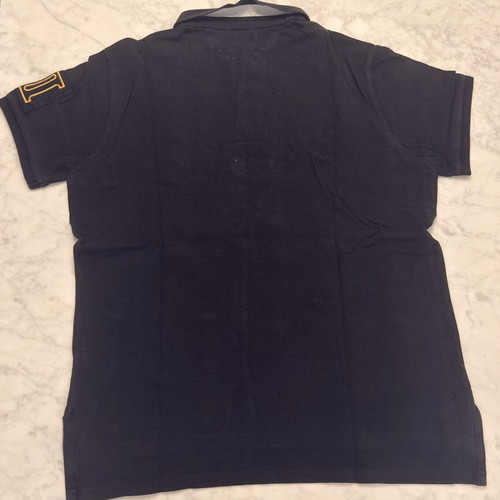 Polo Ralph Lauren Snow Polo Challenge shirt used, size L, black