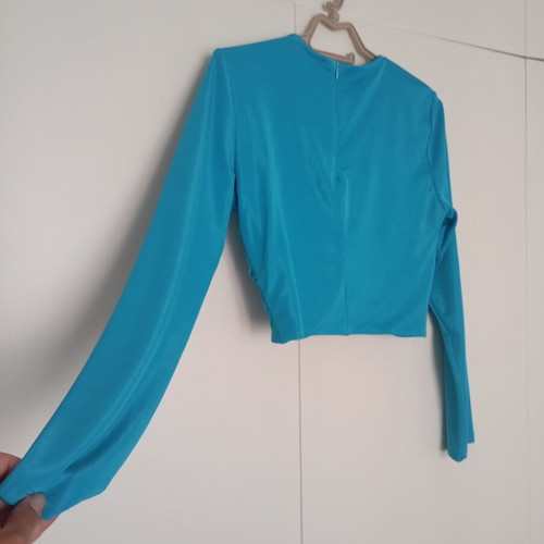 Lumina Medium Crop Top like new, blue