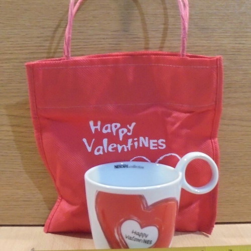 Nescafe Happy Valentines promotional porcelain cup like new with case