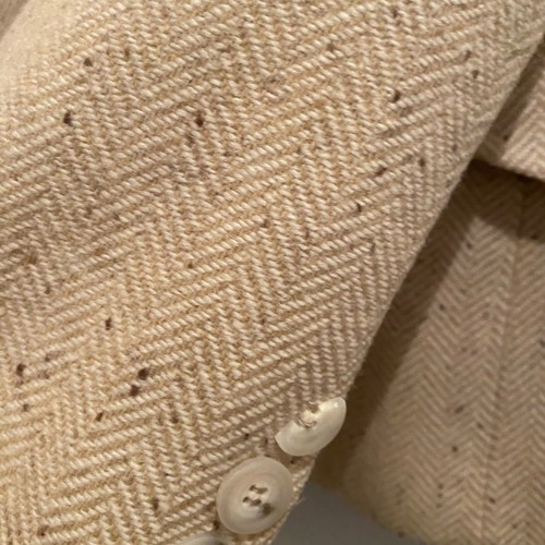 Women's beige jacket used, size 44