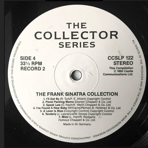 Frank Sinatra The Frank Sinatra Collection used vinyl, 2 LPs