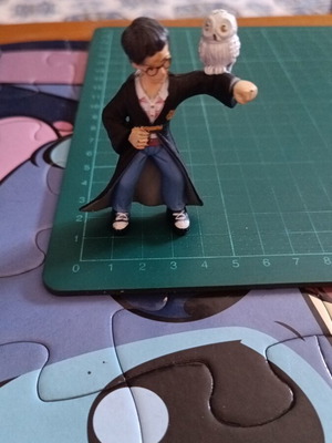 Harry Potter figure with Hedwig owl like new