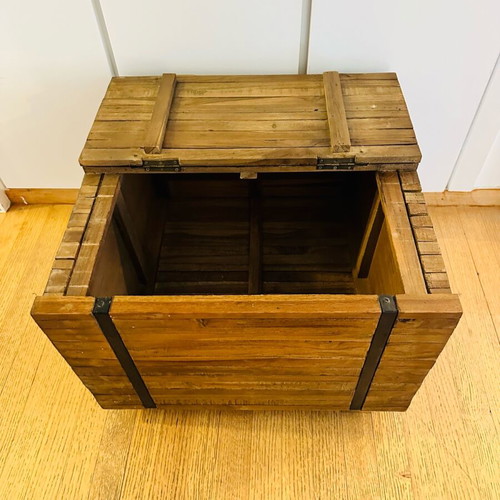 Wooden trolley furniture like new with storage space retro vintage