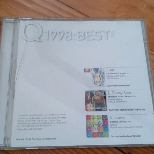 Q1998 Best compilation CD like new, rock
