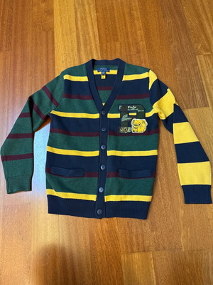 Ralph Lauren striped sweater for 14-16 years like new with logo