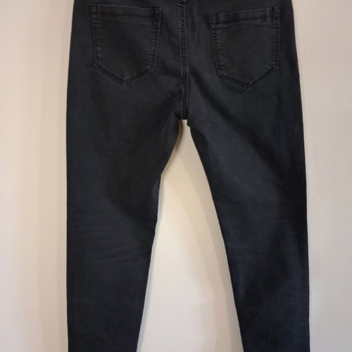 Miss Good black-grey high-waist women's jeans