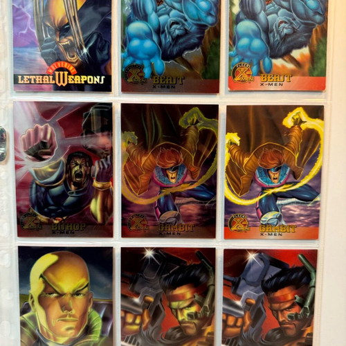 Marvel Fleer And Ultra Collection set 53 unique trading cards like new