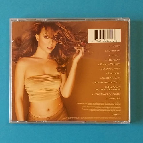 Music CD Mariah Carey Butterfly 1997 like new, US edition