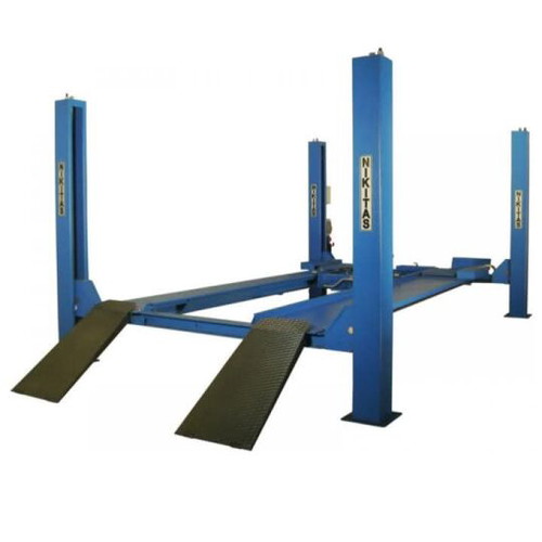 Four-post lift used machine