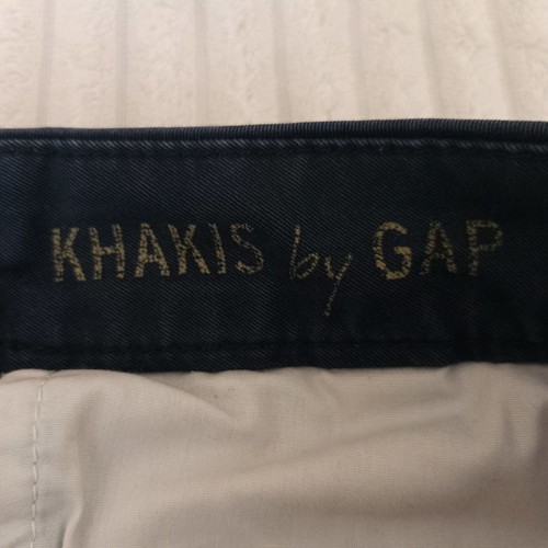 GAP khaki straight pants used, dark blue, size 36