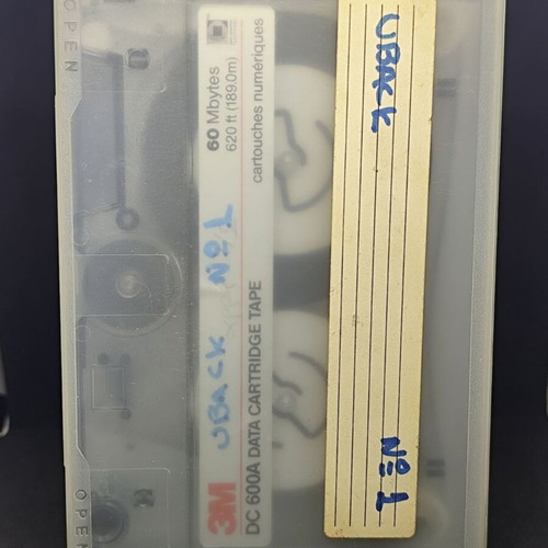 3M DC 600A Data Cartridge Tape 60MB like new, vintage retro computing
