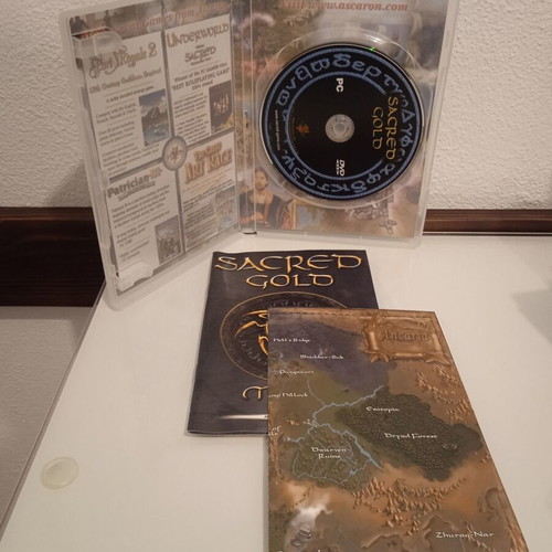 Sacred Gold PC game like new with map