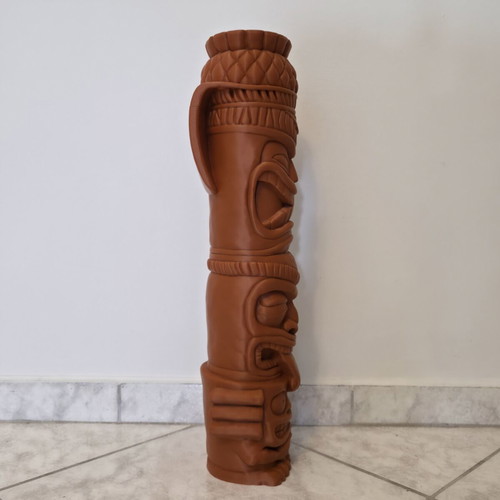 Tiki Totem 3D printed, like new, diameter ~12cm height 50cm