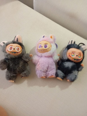 Labubu plush toys, set of 3