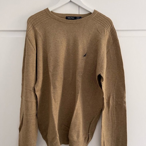 Nautica brown sweater used XL