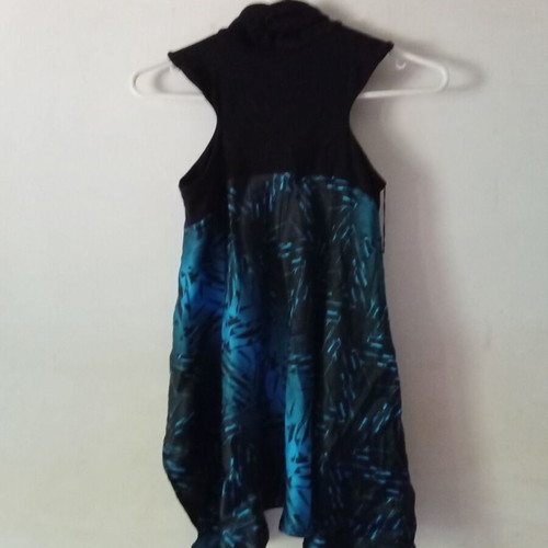 Mini dress Under Ground like new, black and blue