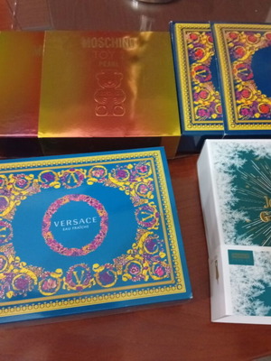 Pack of 4 perfume set boxes