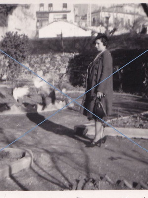 Φωτογραφία Κηφισιά Αθήνα μεσοπόλεμος 1939 μεταχειρισμένη 6x8.5cm