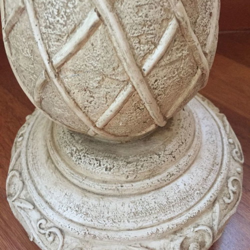 Set of large candlesticks used