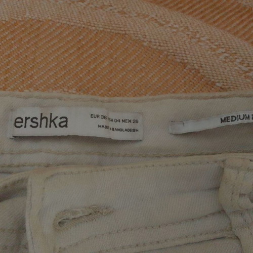 Bershka white denim women's shorts like new, size 36