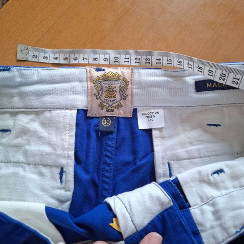Boys' bermuda shorts set like new, size 12 years, blue