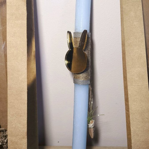 Easter candles handmade like new, set of 2 pieces