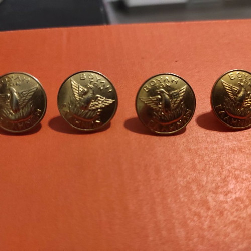 Metal lapel pins Hellenic Parliament, pack of 4, like new