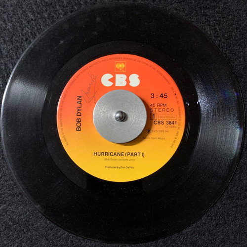 Bob Dylan Hurricane βινύλιο 7", 45 RPM μεταχειρισμένο, rock