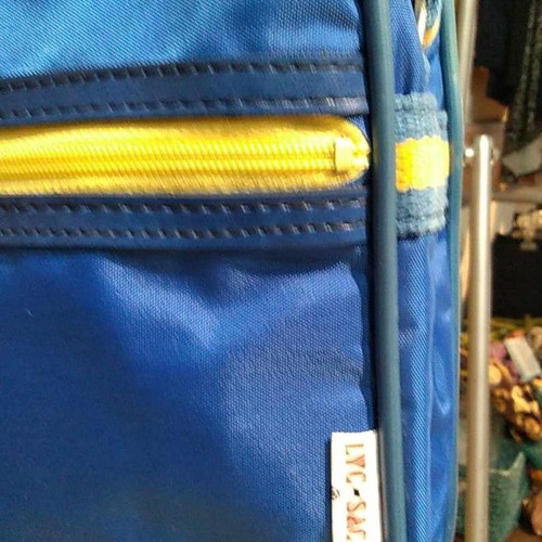 Vintage Lyc Sac school bag new, 1980s style