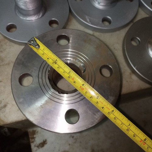 DIN 40 lathe flanges with 1 1/2 inch nipples, pack of 10