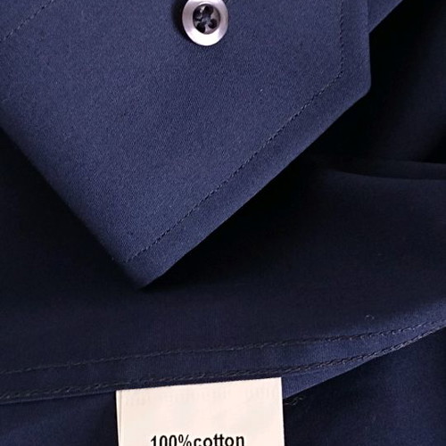 Berto Lucci men's shirt M used, blue, 100% cotton