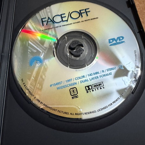 Face Off DVD like new with English subtitles region 1 NTSC