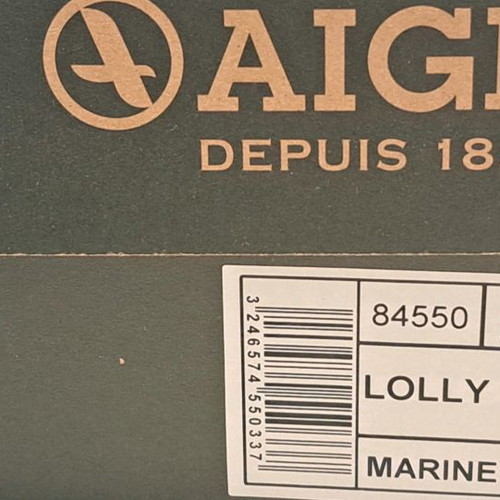 Aigle kids boot used no 33 navy blue