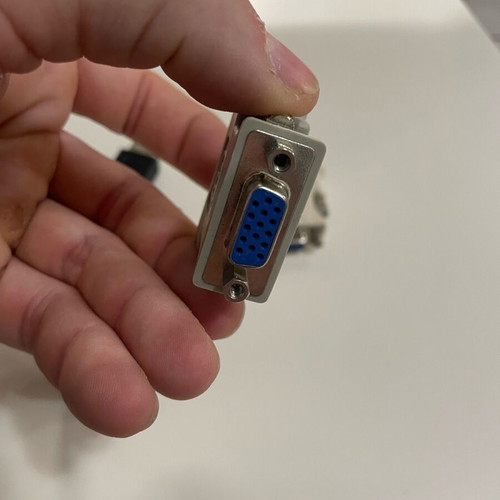 Adapters and DVI card used