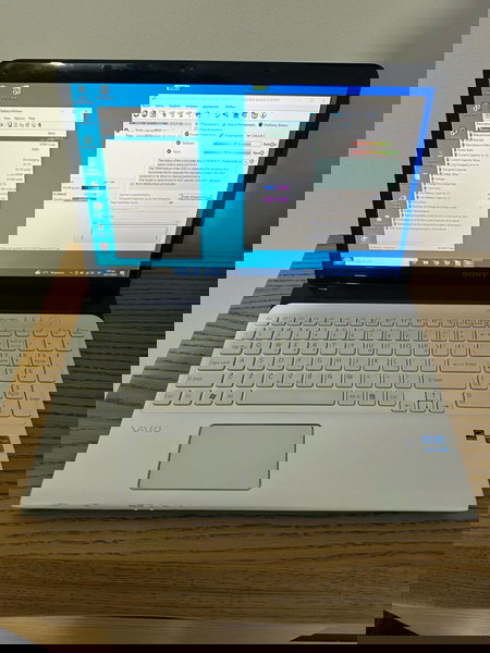 Sony Vaio SVE151D11M 15.6 led   Core i3-2370M - 8GB ram - 128gbGB SSD bat 1hr(αναβαθμισμένο)+ τσάντα