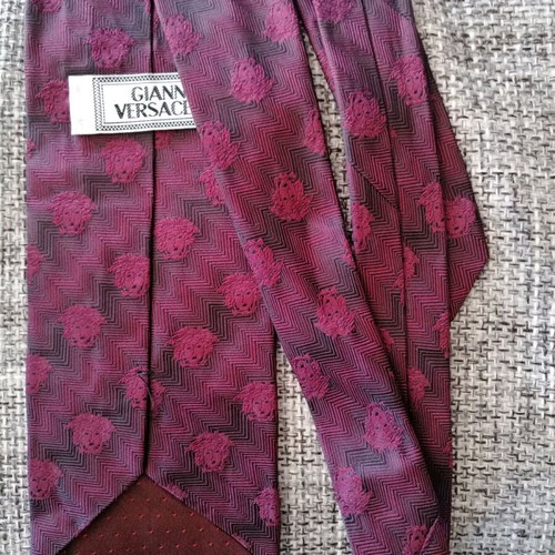 Vintage Gianni Versace tie used, silk