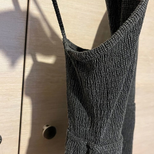 Sleeveless dress like new, dark gray, size S