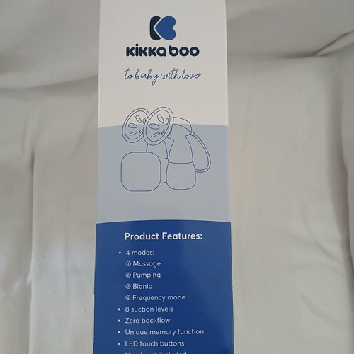 Kikka Boo Elia Double Electric Breast Pump like new, battery and power