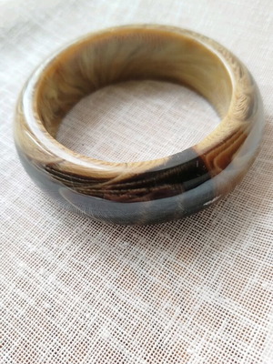 Bracelet like new, beige and brown
