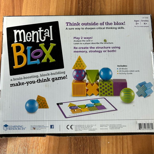 Mental Blox Learning Resources like new