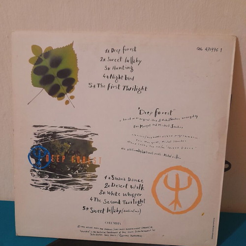 Deep Forest vinyl like new, rock genre