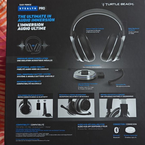 Turtle Beach Stealth Pro wireless gaming headset like new