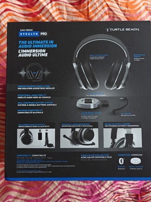 Turtle Beach Stealth Pro wireless gaming headset like new