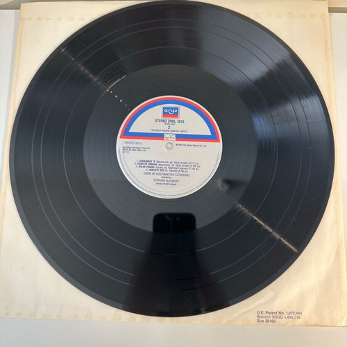 Allegri Miserere vinyl like new, classical music