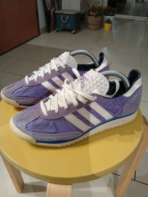 Adidas SL72 athletic shoes used No 38 purple
